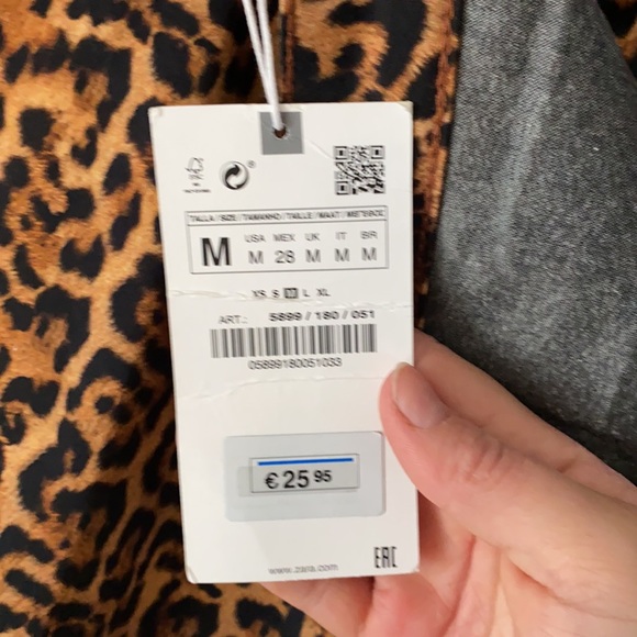 NWT Zara leopard print skort - Picture 4 of 4